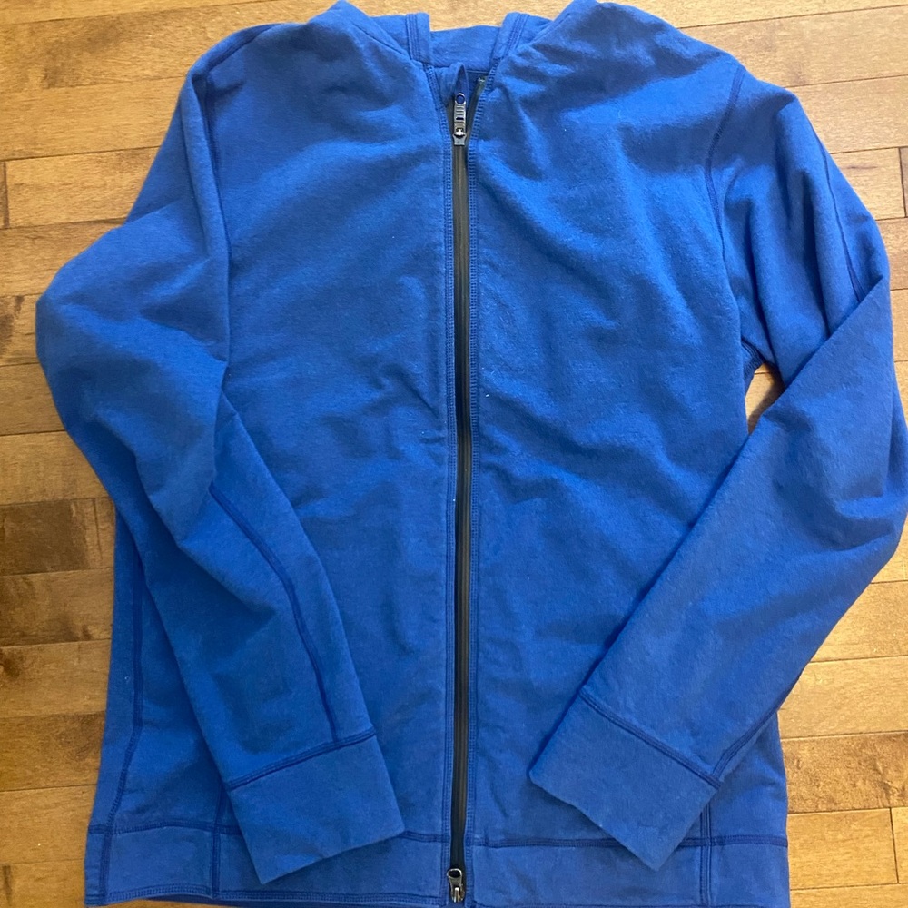 Men’s Lululemon blue zip hoodie. Large
